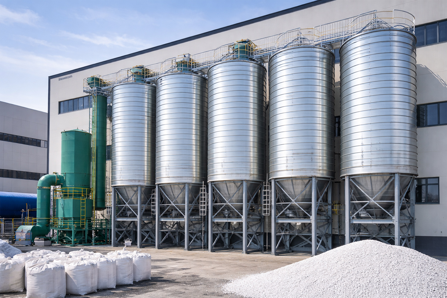 Pvc Silo Loading China Steel Silo Manufacturer