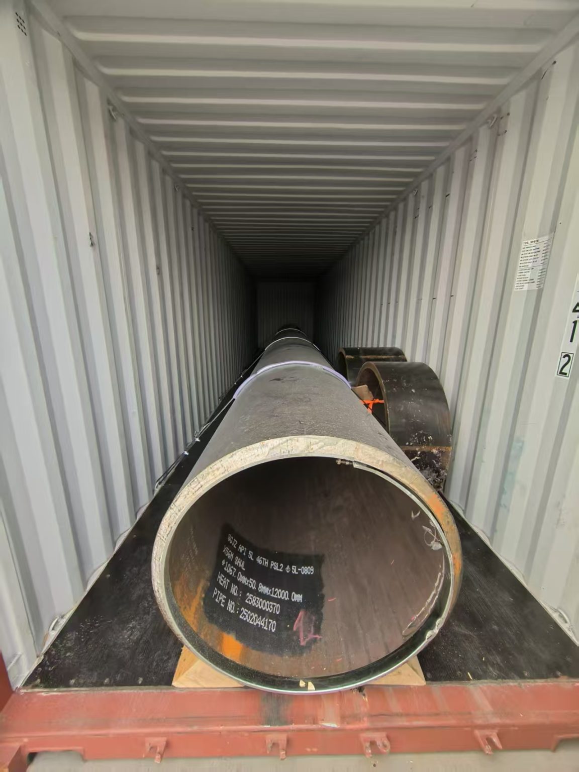 42 Inch API 5L X56 PSL2 Welded Pipes Delivered to Indonesia
